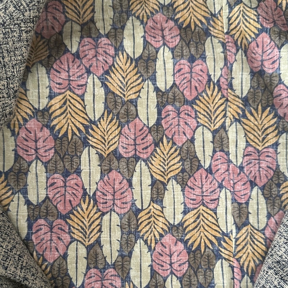 Men's - 18 WAITS - NWT Textured Jacket with Botanical Print Lining - Picture 12 of 15